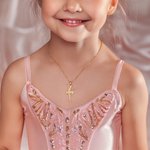 Collana personalizzata con nome inciso e ciondolo a forma di una ballerina regalo ideale per compleanno per donne ragazze o appassionate di danza
