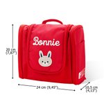 Trousse de Toilette Personnalisée avec Nom et Motif d'Animal Accessoire de Voyage à Multi-poches Miroir Cadeau Anniversaire pour Enfant Femme