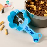 Personalized Multicolor Paw Shaped Dog Photo Food Scoop with Name Pet Supplies New Dog Pet Party Gift for Dog Owner