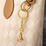 Personalised Set of 2 Pinky Promise Matching Keychains with Engraved Initials Birthday Valentine's Day Long Distance Gift for Couple Friend