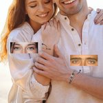 Personalized Adjustable Human Eyes Photo Bracelet Birthday Valentine's Day Anniversary Gift for Women Men