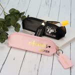 Personalised EpiPen Insulin Medical Case with Allergy Keychain Tag and Text Back to School Christmas Gift for Allergy Sufferers