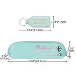 Personalised EpiPen Insulin Medical Case with Allergy Keychain Tag and Text Back to School Christmas Gift for Allergy Sufferers