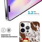 Gepersonaliseerd imitatie dier bont ontwerp cartoon karakter TPU telefoon geval voor iPhone met schaduw monogram verjaardag verjaardagscadeau voor vrouwen mannen