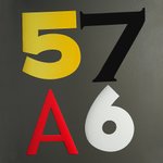 Personalised Multicolour Super Size Magnetic Number Car House Door Decor Birthday Gift for Family Racing Enthusiasts