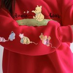 Spersonalizowana bluza Mama Miś z imieniem Kubuś Puchatek Prezent urodzinowy na Dzień Matki dla mamy, babci, cioci i rodziny