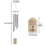 Personalised Rainbow Bridge Wind Chime with Name and Date Memorial Sympathy Pet Loss Gift for Pet Lovers