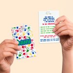 Autismo personalizado etiqueta de identificación de la tarjeta con el nombre y la información de emergencia Actividad al aire libre bolsa de cuidado seguro Accesorios Regalo para niños con autismo