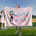 Spersonalizowany koc Baseball Mom Ice Cream Dripping Design Miękki koc z imieniem i numerem Prezent urodzinowy na Dzień Matki dla mamy entuzjastki baseballu