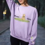 Spersonalizowana bluza Mama Miś z imieniem Kubuś Puchatek Prezent urodzinowy na Dzień Matki dla mamy, babci, cioci i rodziny