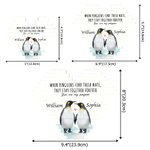 Personalised You're My Penguin Heart-shaped Building Brick Puzzles Valentine's Day Anniversary Gift for Couple