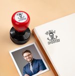 Gepersonaliseerde Well Done Portret Zelfinktende Leraar Stempel met Tekst – Bedankt voor de Leraar op Leraarsdag Motiverend Cadeau voor Leraren
