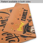 Personalisierte Multicolor 2025 Graduation 4 Fotos Gartenfahne mit Namen Graduation Party Dekor Geschenk für Absolventen