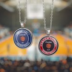 Personalized Basketball Necklace with Name Number Dainty Jewelry Game Day Birthday Gift for Basketball Mom Player