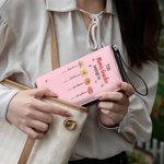 Personalisierte Mom's Garden Geburt Blume Lederhandtasche Brieftasche mit mehreren Fächern und 1-12 Namen Muttertag Geburtstag Geschenk für Mama Oma