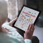 Personalisierte Diese Mom's Garden gehört zu 1-12 Geburt Blumen Rahmen Malerei mit Namen und Titel Geburtstag Muttertag Geschenk für Mutter Oma