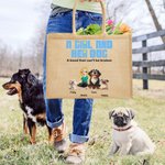 Personalisierte unzerbrechliche Bindung 3D Cartoon Design Jute Tasche mit Namen Tote Bag Reisezubehör Geburtstagsgeschenk für Hundehalter