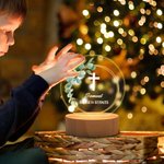 Veilleuse LED Couronne Personnalisée avec Texte 