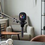 Personalized Microphone Foam Cover with Photo Logo Set of 2 Birthday Gift for Creators Hosts