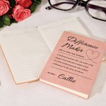 Personalized Difference Maker Definition A5 Leather Journal Notebook with 100 Lined Pages and Name Birthday Office Gift for Writers Colleagues Friends