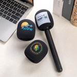 Personalized Microphone Foam Cover with Photo Logo Set of 2 Birthday Gift for Creators Hosts