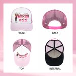 Personalisierte Baseball Mom Ice Cream Dripping Baseball-Kappe mit Namen und verstellbare Snapback Muttertag Geburtstag Geschenk für Baseball-Mutter-Spieler-Liebhaber