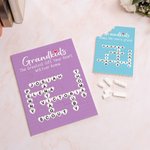 Personalisierte Enkelkinder machen das Leben mehr Grand Kreuzworträtsel Scrabble Puzzle Baustein mit Namen Muttertag Housewarming Geschenk für Oma Mom