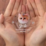 Boîte Commémorative Magnétiques Personnalisée avec Photo et Nom Ailes d'Ange Cadeau Perte d'Animaux pour Amoureux des Animaux
