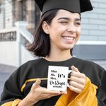 Taza de Cerámica Personalizada It's Dr. Actually 11/15 oz con Nombre Cumpleaños Graduación Celebración Regalo para Graduados Compañeros de Clase