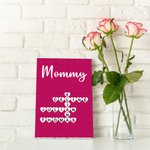 Personalisierte Enkelkinder machen das Leben mehr Grand Kreuzworträtsel Scrabble Puzzle Baustein mit Namen Muttertag Housewarming Geschenk für Oma Mom