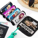 Personalised Y2K Style Cartoon Character Luggage Handle Wrap with Name Set of 2 Travel Accessories Birthday Gift for Travel Lovers