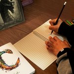 Personalisierte Aquarell Drachen Initial A5 Spiral Journal Notebook mit Text und 120 linierten Seiten Bürobedarf Geburtstag Geschenk für Drachenliebhaber