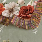 Personalized First Mom Now Grandma Birth Flower Tassel Soft Throw Blanket with Names and Title Mother's Day Birthday Gift for Mom Grandma Family