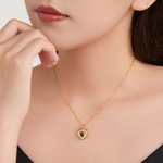 Personalized Heart-shaped Photo Projection Zircon Necklace Dainty Jewelry Mother's Day Anniversary Memorial Birthday Gift for Women
