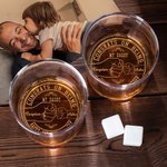 Spersonalizowana szklanka do whisky Happy 1st Father's Day Old Fashioned Rocks 10 uncji z imieniem Prezent na Dzień Ojca dla taty