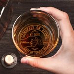 Spersonalizowana szklanka do whisky Happy 1st Father's Day Old Fashioned Rocks 10 uncji z imieniem Prezent na Dzień Ojca dla taty