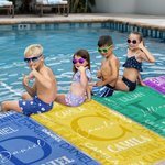 Personalisierte Multicolor schnell trocknend überdimensioniert Mikrofaser Wort Wolke Name Strand Handtuch Urlaub Reise wesentliche Geburtstagsgeschenk für Familie Freunde