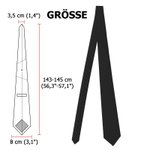 Personalisierte Mehrfarbige Monogramm Krawatte mit Initialen und Namen Jahrestag Hochzeit Vatertag Geschenk für Herren