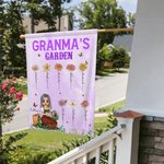 Bandera personalizada para el jardín de mamá con los nombres de los niños Regalo del Día de la Madre para la abuela mamá