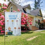 Bandera personalizada para el jardín de mamá con los nombres de los niños Regalo del Día de la Madre para la abuela mamá