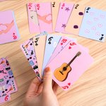 Personalised I Was There Music Memory Photo Poker Card Deck 54 Pcs Bachelor Party Eras Tour Souvenier Gift for Family Friend