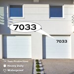 Personalised Multicolour Super Size Magnetic Number Car House Door Decor Birthday Gift for Family Racing Enthusiasts