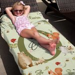 Serviette de plage surdimensionnée à séchage rapide avec nom Cadeau d'anniversaire pour garçons et filles
