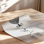 Gepersonaliseerde Hart Vingerafdrukken Boom Gezicht Contouren Canvas Poster Framed Frameless schilderij Wanddecoratie Valentijnsdag Verjaardagscadeau voor paar