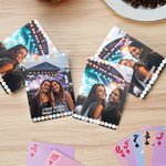 Personalised I Was There Music Memory Photo Poker Card Deck 54 Pcs Bachelor Party Eras Tour Souvenier Gift for Family Friend
