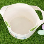 Personalisierte niedliche Hase Frohe Ostern anfängliche Design wiederverwendbare Hasenohren Korb mit Namen Party Gunst Ostern Jagd Geburtstag Geschenk für Kinder Familie