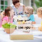 Luz nocturna LED con diseño de letra manuscrita personalizada para 1-6 niños con base de madera con nombre y edad Decoración para el hogar Regalo de cumpleaños para el Día de la Madre para la familia