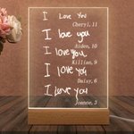 Luz nocturna LED con diseño de letra manuscrita personalizada para 1-6 niños con base de madera con nombre y edad Decoración para el hogar Regalo de cumpleaños para el Día de la Madre para la familia