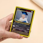 Personlig Graduation Classic TCG Poke Card med tekst og stativ Skrivebordsdekorasjon Graduation Party Gift for Graduates