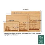 Personalized 10 Years Down And I Still Wood Marry You Name FSC Bamboo Charcuterie Cutting Board with Juice Groove Housewarming Wedding Gift for Family